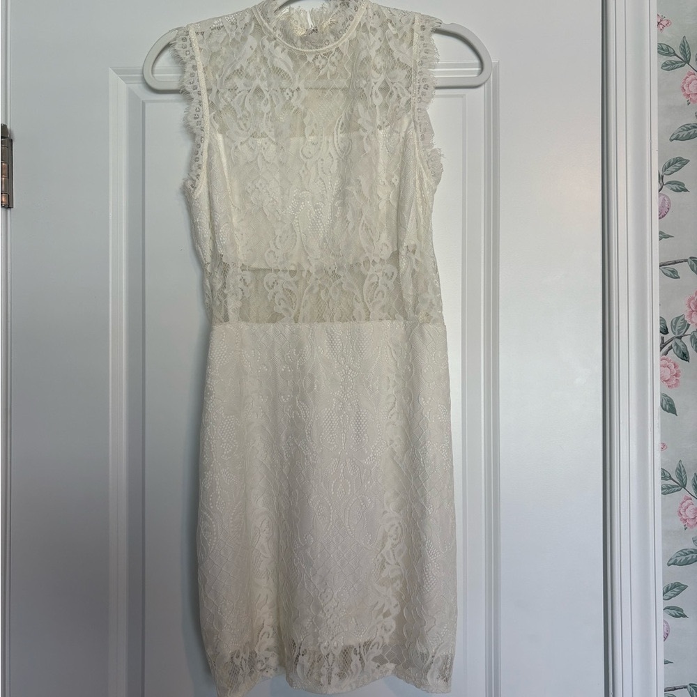 EUC Endless Rose Lace Mini Dress